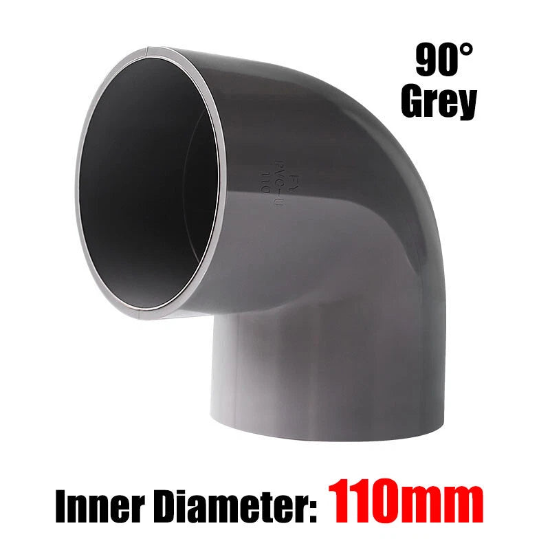 PVC 3 4 5 6-Way Elbow Connector Direct Pipe Fittings 20-110mm White Blue Grey