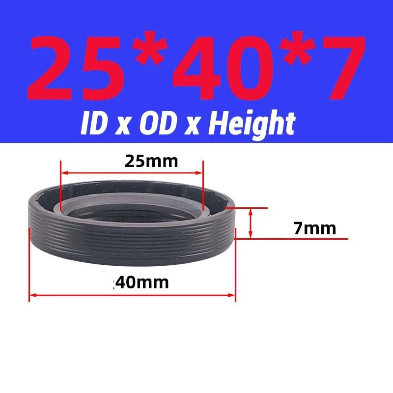 Oil Seal Metric Size Rotary Shaft Seal ID 8-38 mm TC FB Skeleton Oil Seal Rings