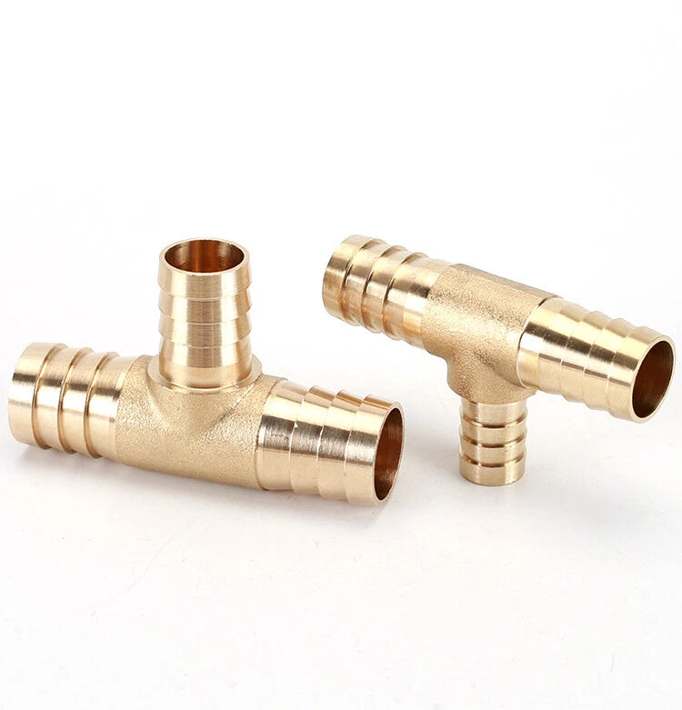 Brass Reducing Hose Fittings – Straight, L, T & Y Connectors for Gas & Air Tube