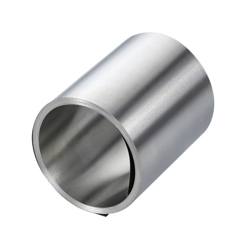 304 Stainless Steel Plate Band Foil Sheet Roll 0.02mm-2mm Thick 50mm-300mm Width