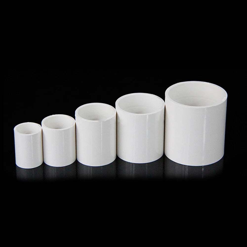 Straight Coupling PVC Metric Plumbing Fittings Pipe For Tank Pond Solvent Weld