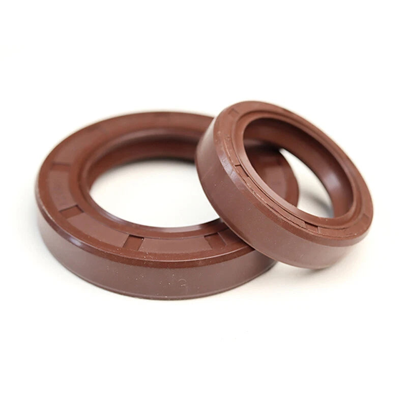 FKM Oil Seals Rotary Shaft Seal TC Double Lip w Spring Dust Grease Metric