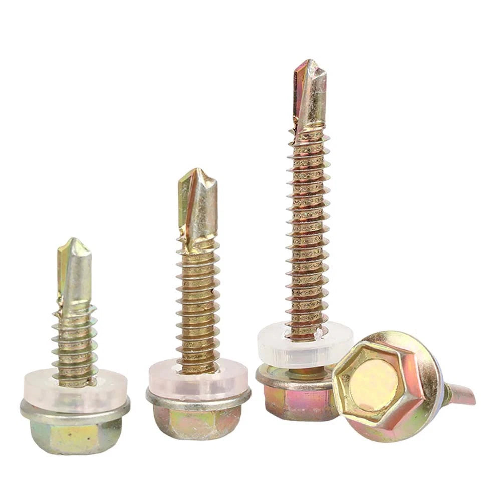 410 & A2 Stainless Hex Head Self‑Drilling Tek Screws – for Metal Roofing & Sheeting