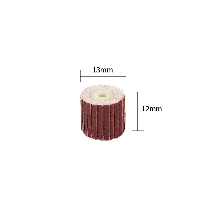 13mm Sanding Flap Wheel 80-600 Grit | Abrasive Sandpaper Disc for Dremel & Rotary Tools