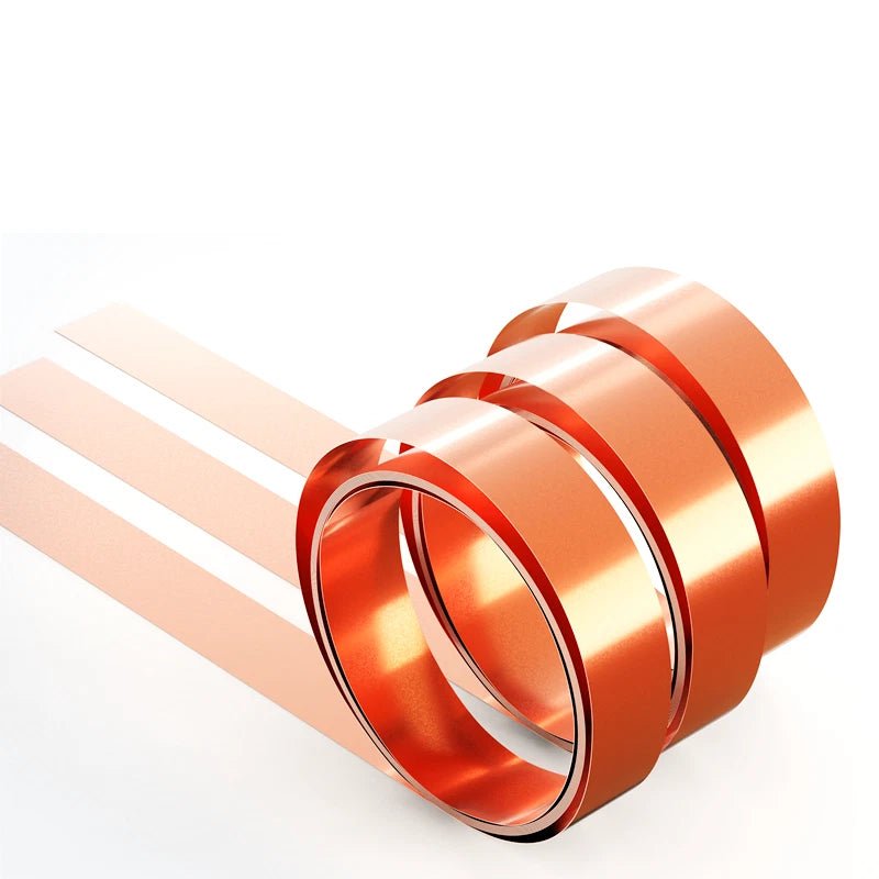 Copper Sheet Strip 0.01mm 0.02mm 0.03mm - 8mm Widths Flexible Pure Copper C101 - HomeDIYer