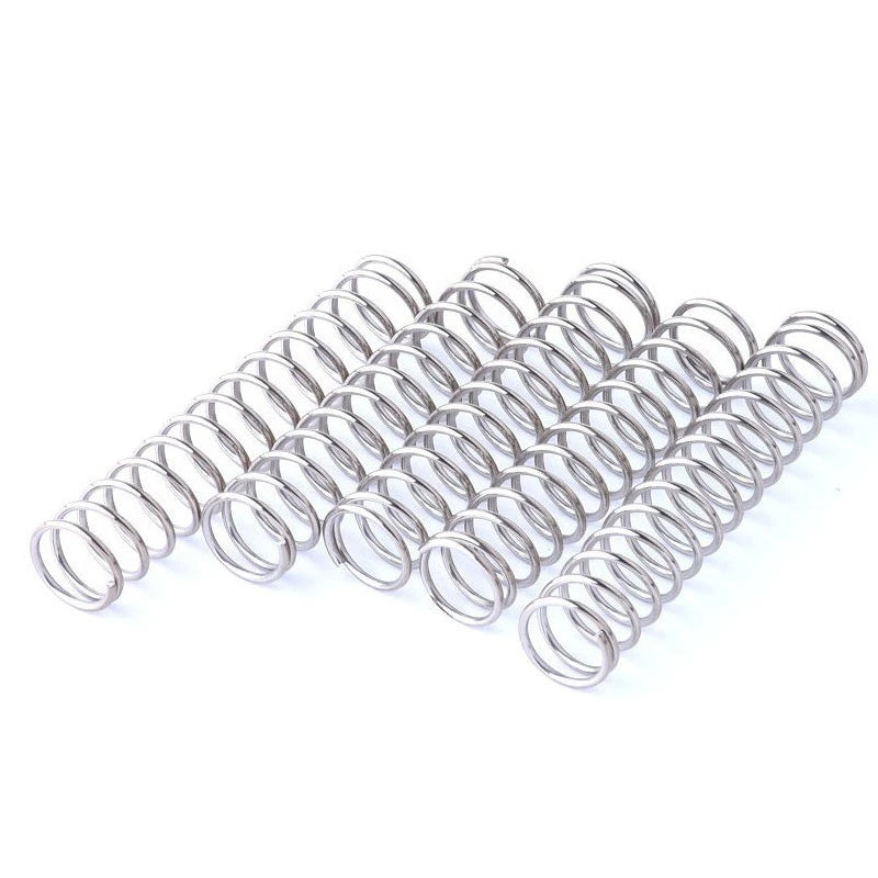 1.5mm Wire Dia Compression Spring Stainles Steel 10-25mm Diameter 10-305mm Lengt