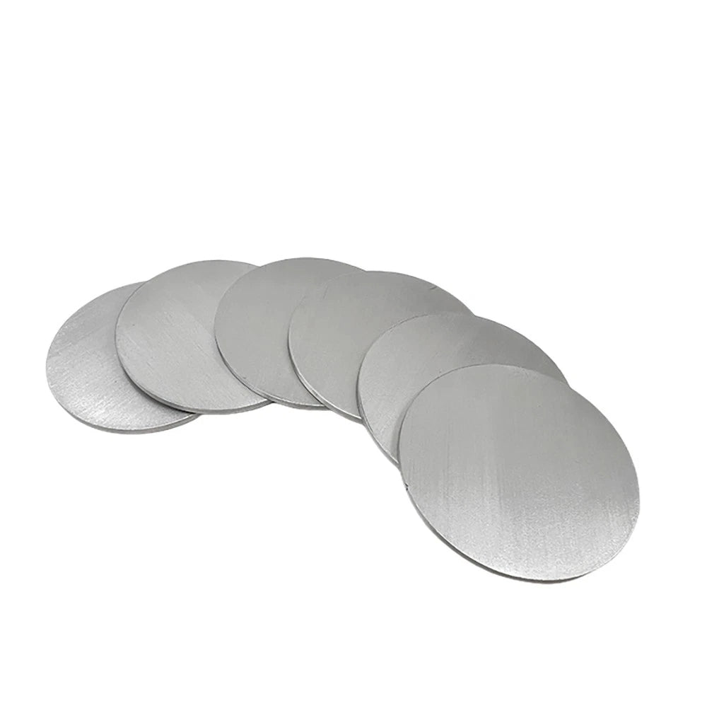 5052/6061-T6 Aluminum Round Sheets/Discs - Diameters: 50-300mm, Thick: 0.5-20mm