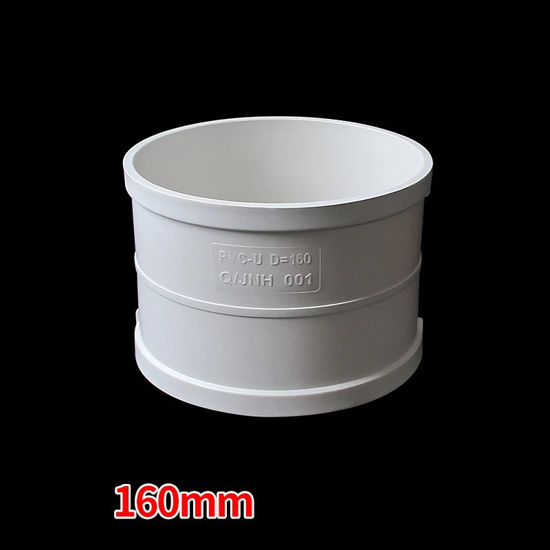PVC Straight Coupling — Solvent Weld Drain Pipe Connector 50mm–250mm