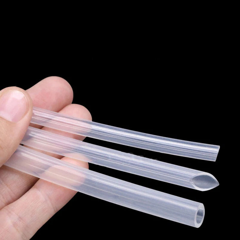 Transparent Silicone Hose | Vacuum Tube & Beer Line Soft Rubber Pipe 0.8–19mm ID