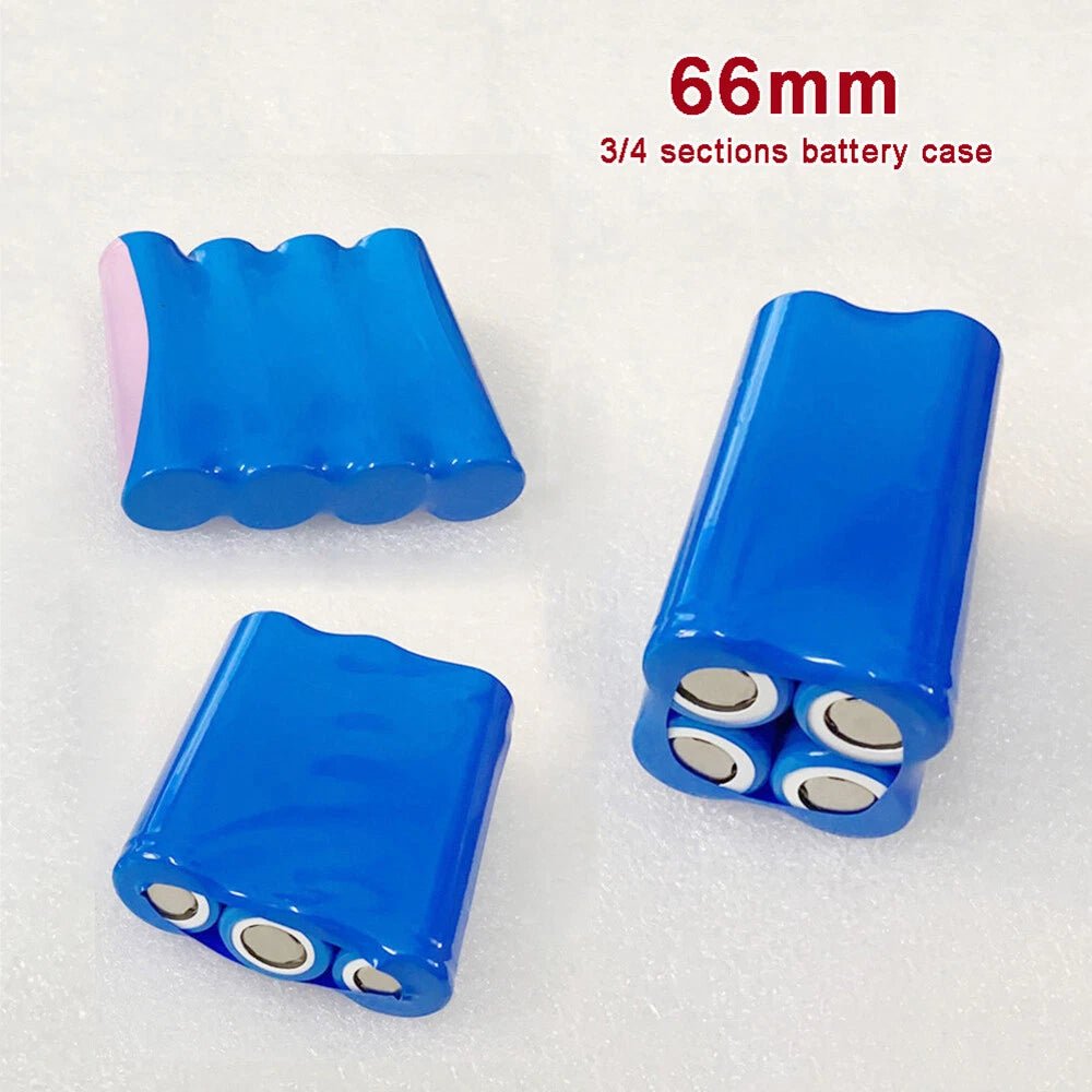 Blue PVC Heat Shrink Tubing for 18650 Battery Packs — Single to 4 - Cell - HomeDIYer