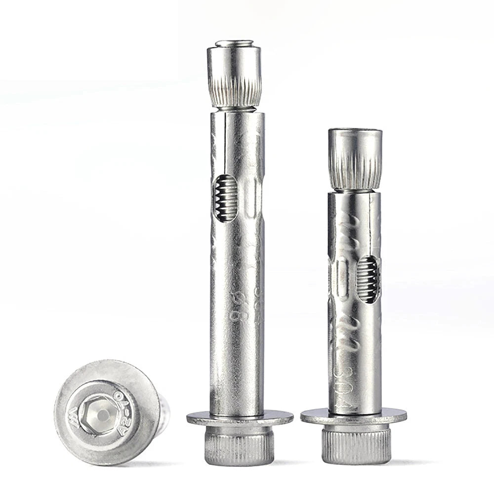 Stainless Steel Concrete Anchor Bolts — M6 M8 M10 M12 Socket Expansion Bolts for Masonry
