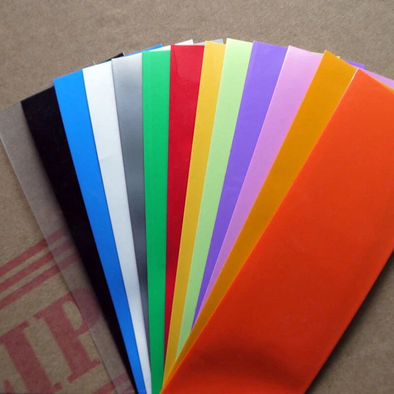18650 PVC Heat Shrink Tubing Battery Sleeve Wrap — 80mm to 110mm, Multiple Colors