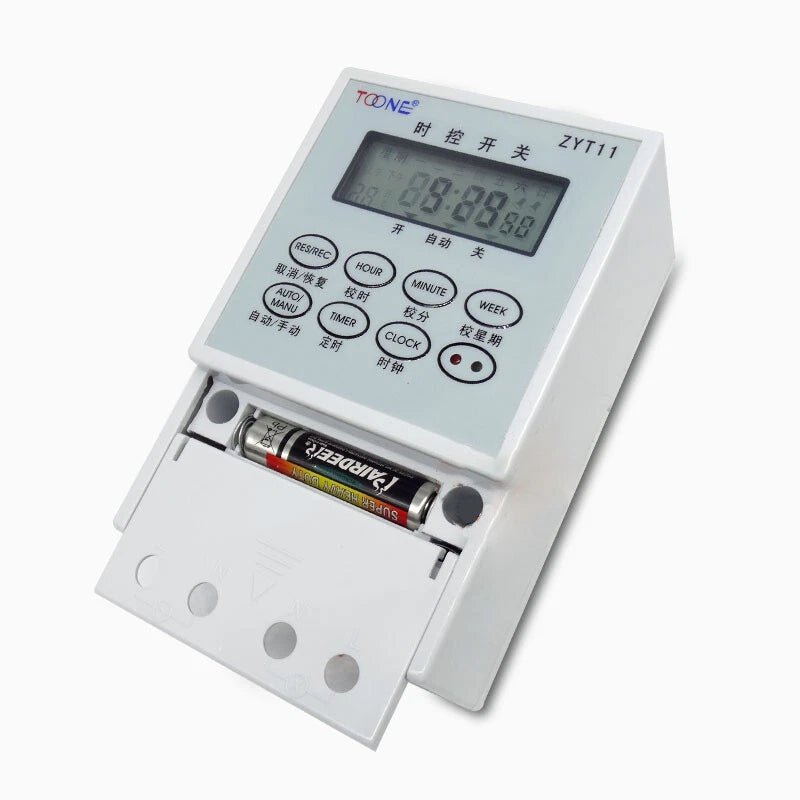 Time Switch AC 220V Timer + Contactors 2.2KW - 25KW for Street lights Billboards - HomeDIYer