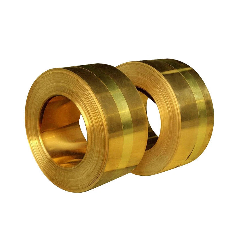 Thin Brass Sheet Strip Roll Metal Foil Shim Plate Thick 0.01mm-1mm Model Making