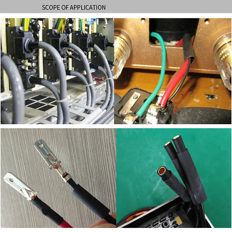 PVDF Heat Shrink Tubing — Electrical Cable Sleeving Insulation, 0.8mm–19.1mm