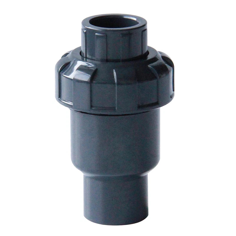PVC One Way Non Return Flap Check Valve Pipe Fittings ID 20 25 32 40 50 63 mm