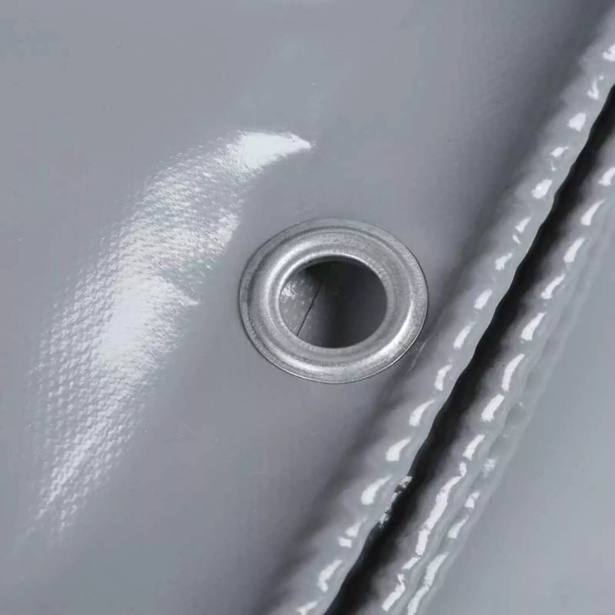 5x7ft to 10x12ft Gray Heavy Duty Poly Tarp Waterproof Awning Poly PVC Boat Canopy Cover Tarpaulin Tent - HomeDIYer