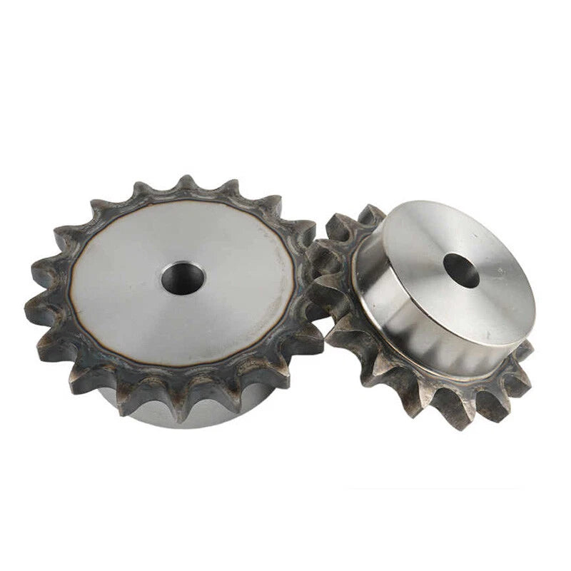 8T-50T Roller Chain Sprockets B-Type 04C 1/4" Pitch 6.35mm Chain Link 45# Steel