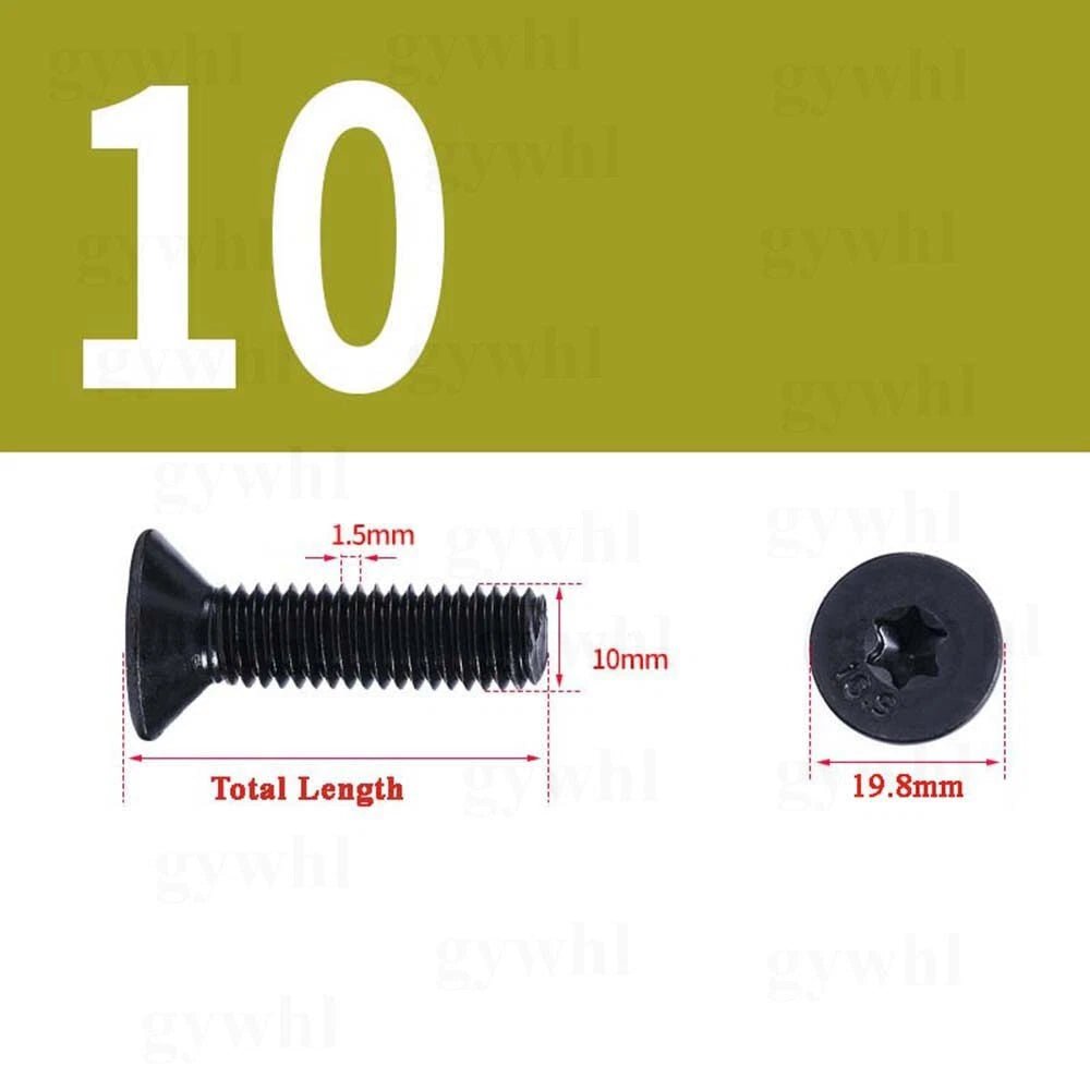 10.9 Alloy Steel Torx Countersunk Machine Screws M3 M4 M5 M6 M8 M10 DIN 965 - HomeDIYer