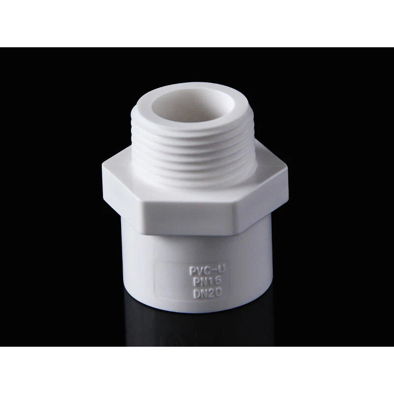 UPVC Water Pipe Fittings Straight 45°90°Elbow Tee Conduit Connector 20 25 32mm