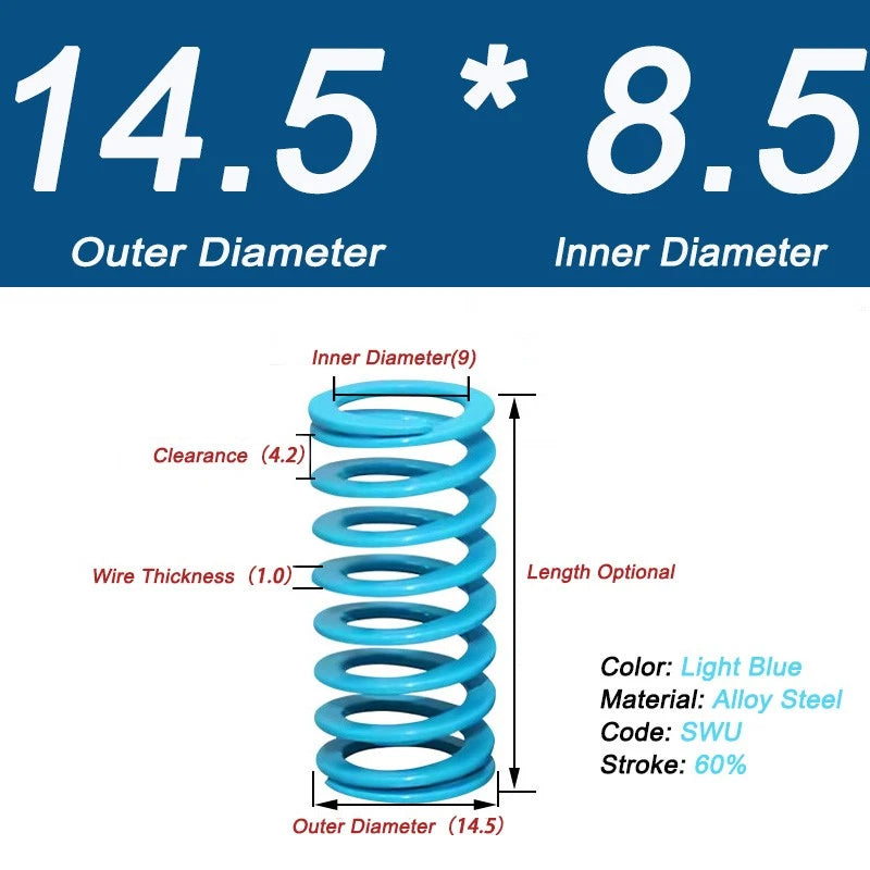 Compression Rate 60% Heavy Duty Stiff Heavy Load Die Spring Compression Spring