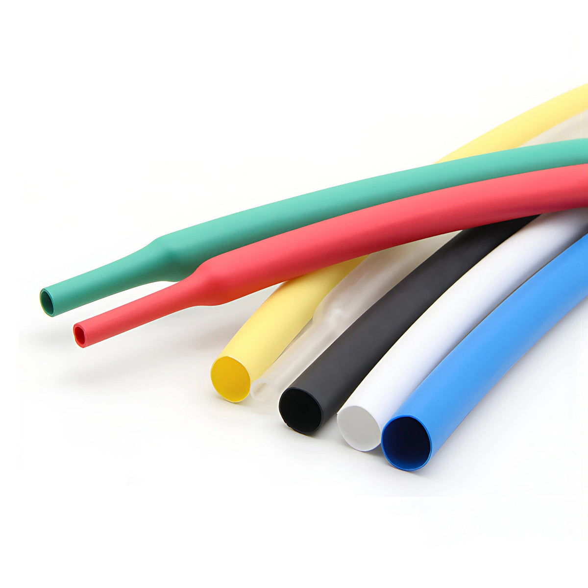 2:1 Heat Shrink Tubing – Electrical Cable Sleeving, Dia. 1mm–210mm, 7 Colors