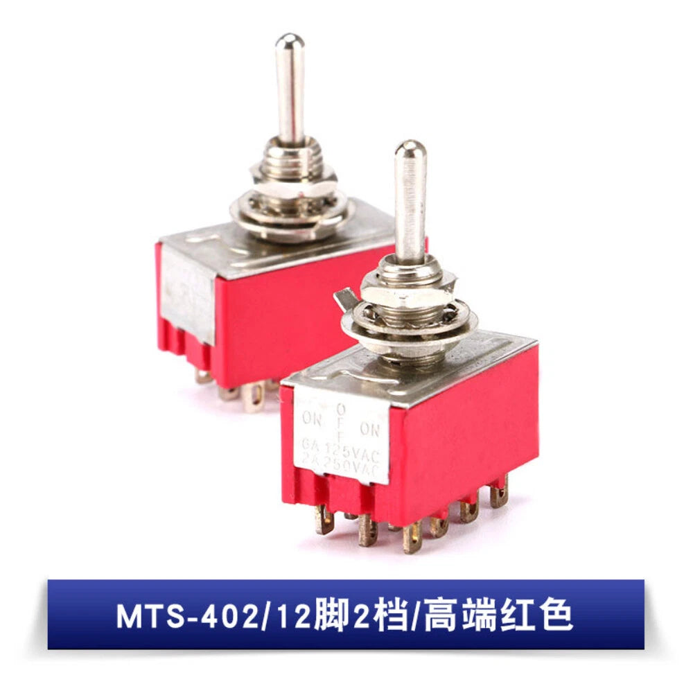 MTS Series Mini Toggle Switch SPDT DPDT ON-ON ON-OFF-ON for Car Boat Dashboard