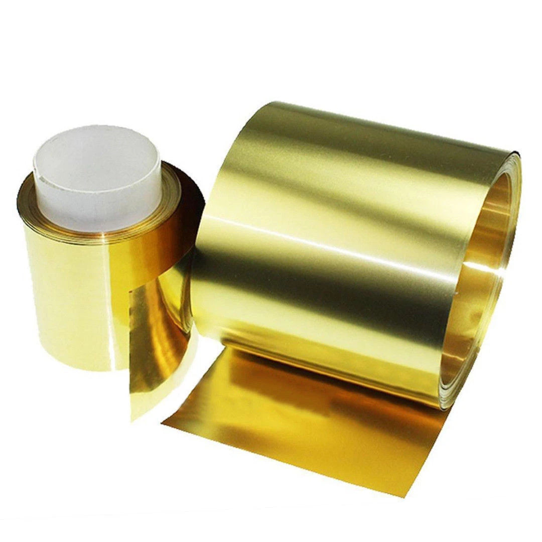0.1-1mm x 200mm x 500mm,H62 Brass Metal Sheet Strip Yellow Copper Foil Plate
