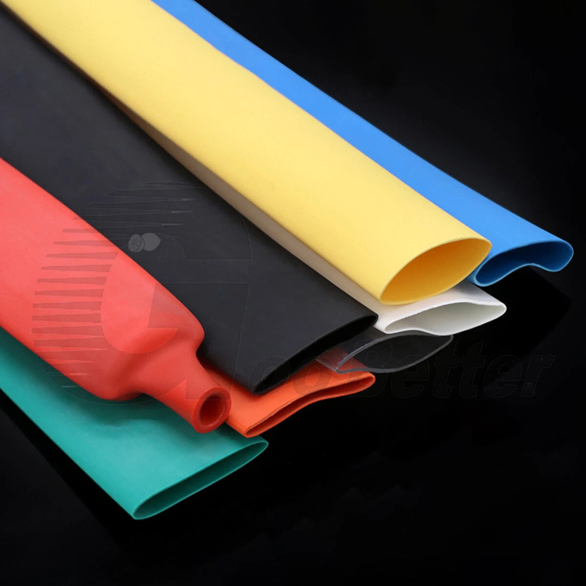 Heat Shrink Tubing 2:1 / 3:1 / 4:1 — Φ0.6mm to Φ50mm, 7 Colors, Adhesive & Non-Adhesive