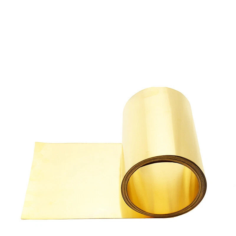 Brass Sheet Roll Metal Foil Plate Strip Craft Model DIY Thick 0.01/0.02/0.03-1mm