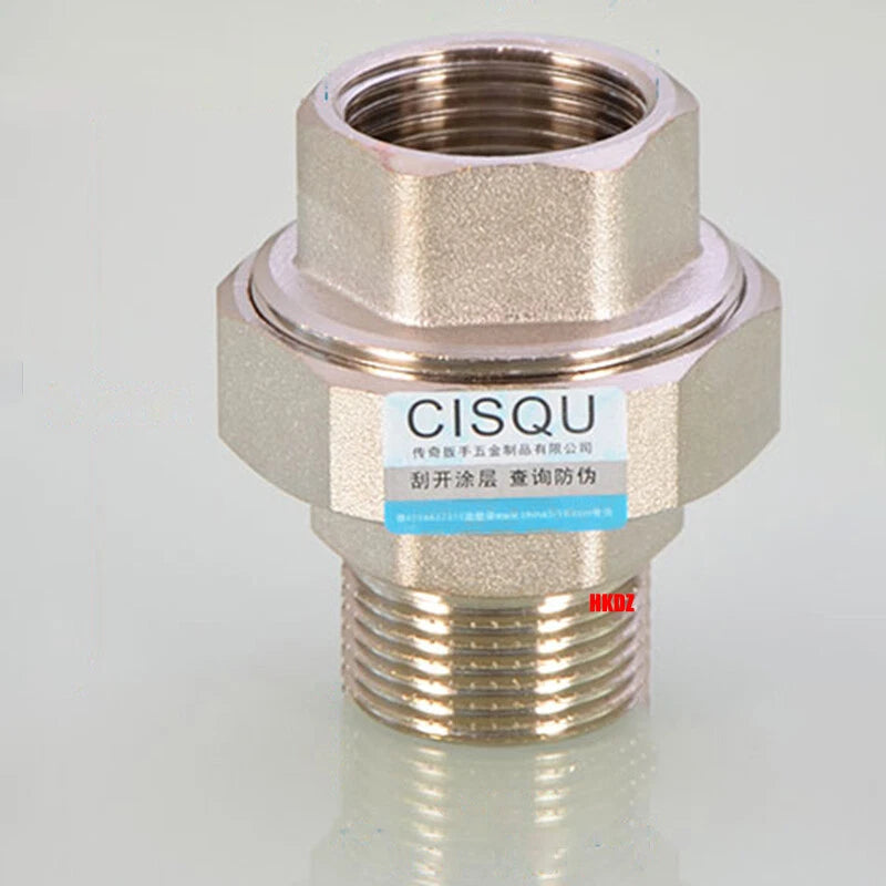 BSP Brass Pipe Fittings — Male Female Threaded Reducing Adapter | Copper & Nickel-Plated