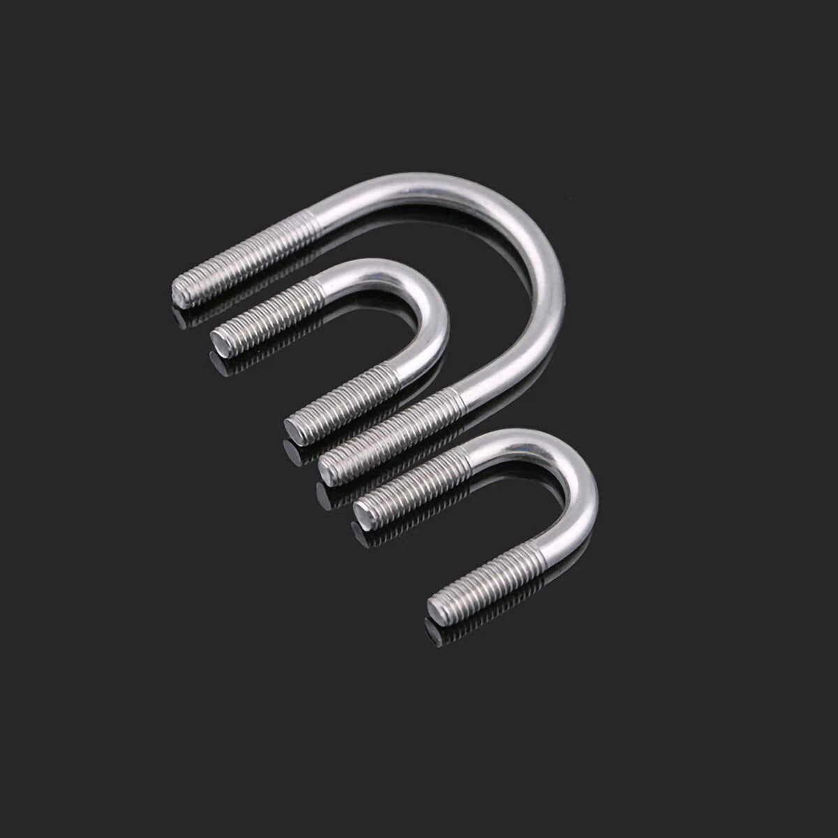 U-Bolts M6 M8 M10 M12 U Bend Screws A2 Stainless Steel U Shaped Bolt Nut Washer