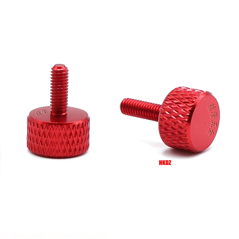 Aluminum Alloy Knurled Thumb Screws M3 M4x6~16mm DIY Hand Tighten Grip Knob Bolt