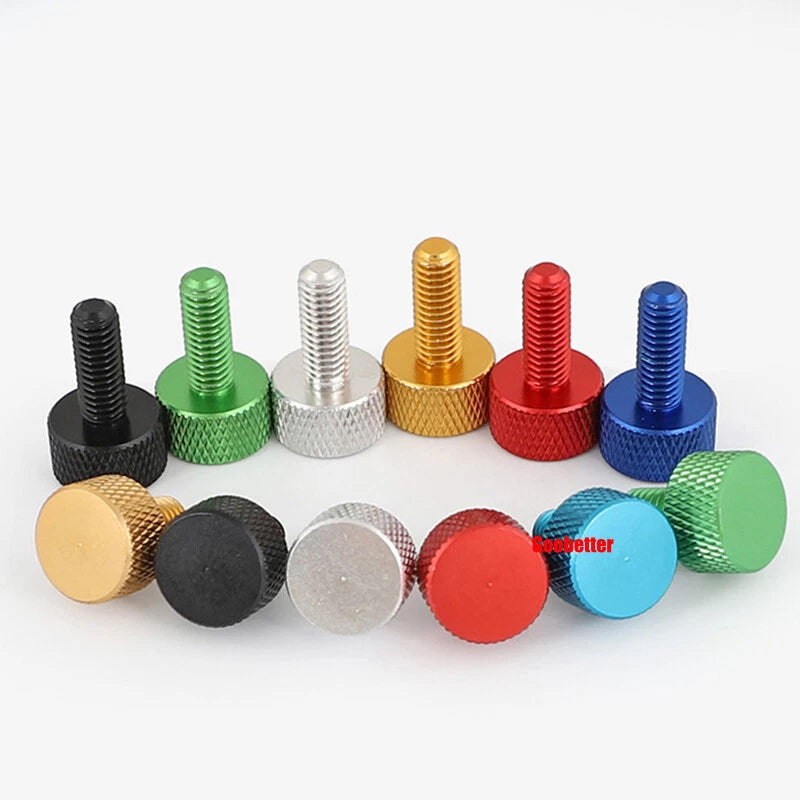 M3*35/40mm Knurled Thumb Screws Aluminum Alloy DIY Hand Tighten Grip Knob Bolts