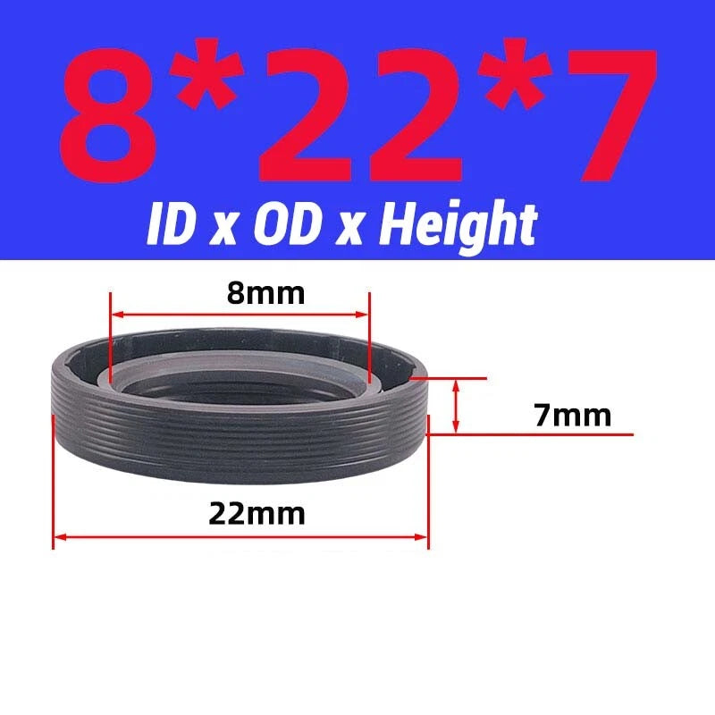 Oil Seal Metric Size Rotary Shaft Seal ID 8-38 mm TC FB Skeleton Oil Seal Rings