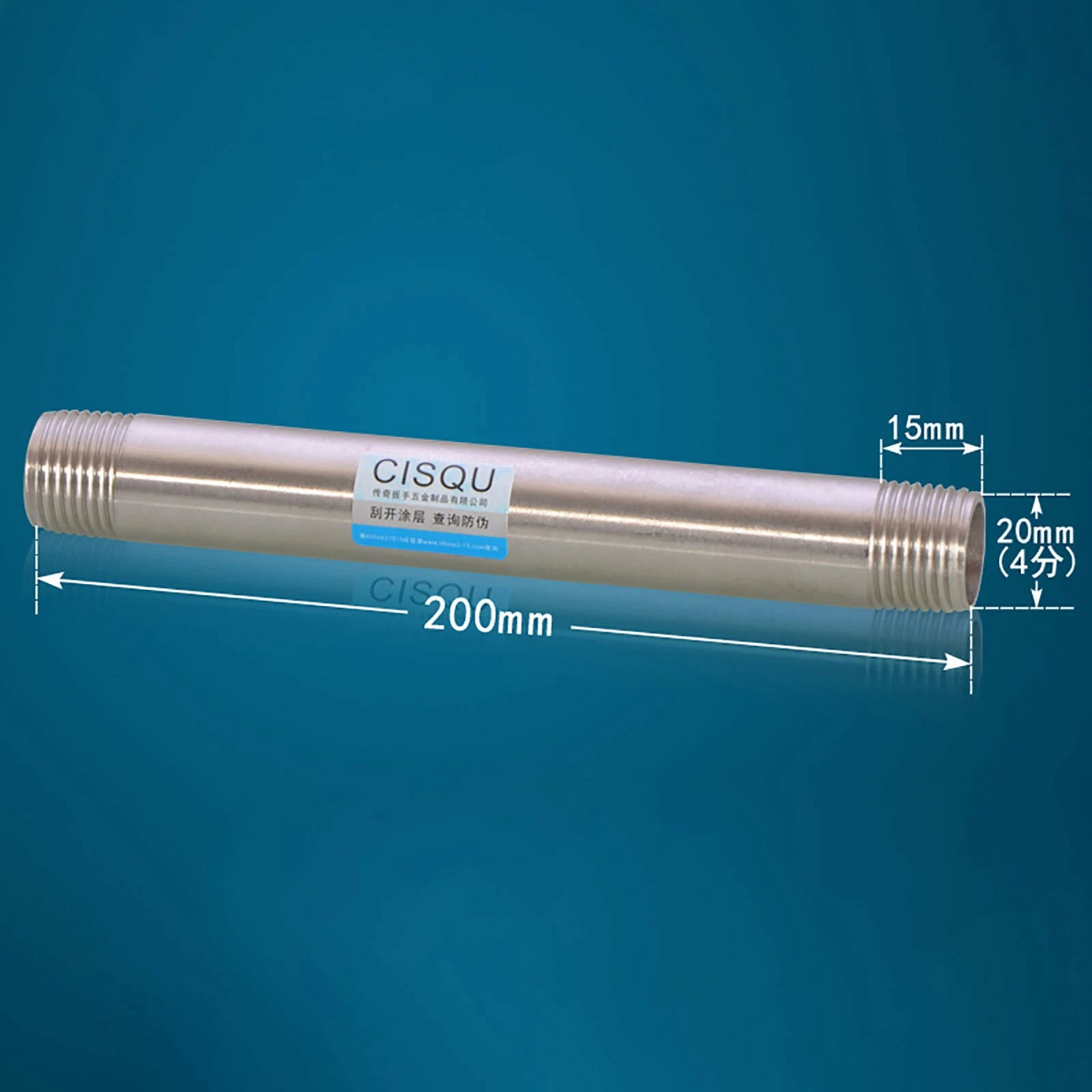 Stainless Steel 201 Male Thread Weld Nipple 1/2" 3/4" 1" | 100–500mm Pipe Fitting