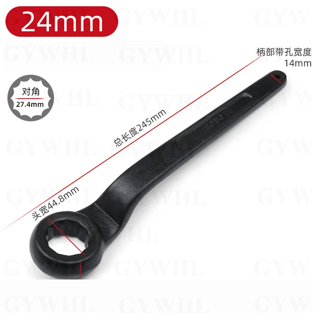 Slogging Striking Wrench Spanner Offset Box End Ring Type Wrench Carbon Steel