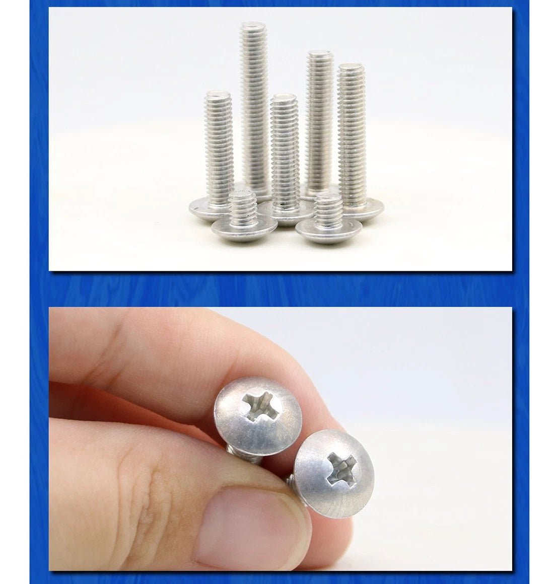 M3 M4 M5 Aluminum Phillips Truss Head Screws DIN 7983 – Metric Machine Bolts - HomeDIYer