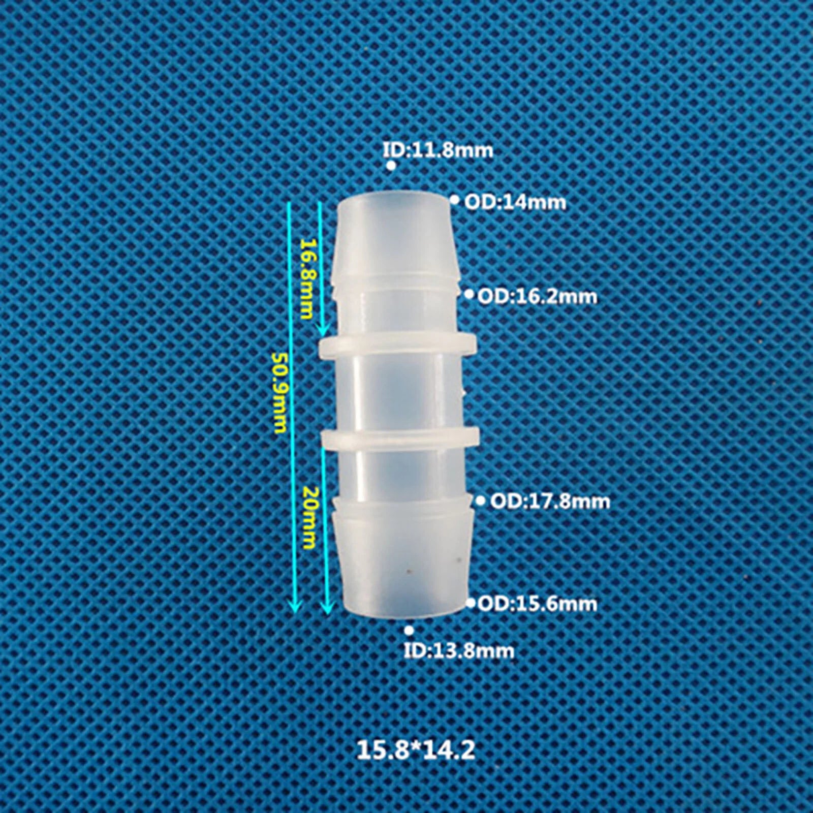 Reducing Coupling Straight Hose Pipe Plastic Adapter Fittings Connector Joint