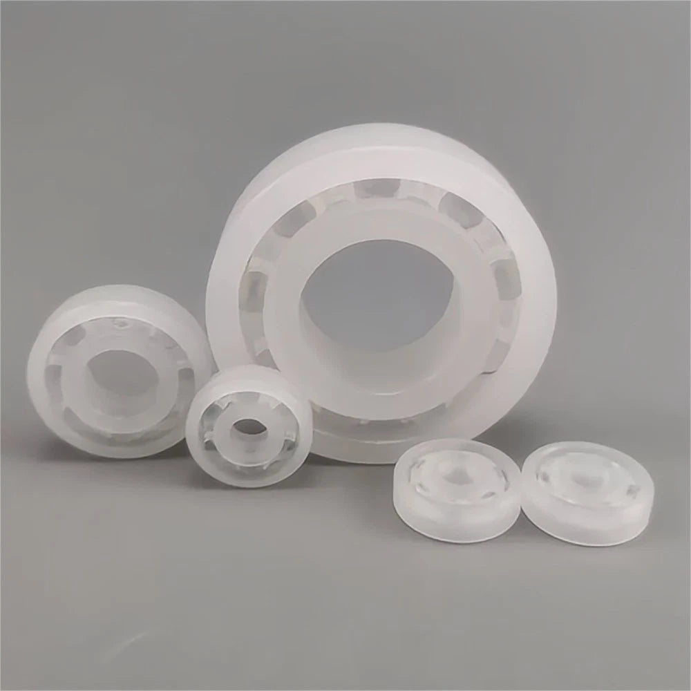 Plastic Bearing PP 608 6000 6001 6004 6206 Glass Balls ID 6mm~30mm Ball Bearings