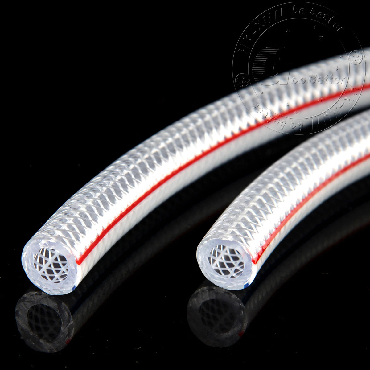PVC Flexible Braided Tubing — Fish Pond, Hydroponics & Garden Water Hose