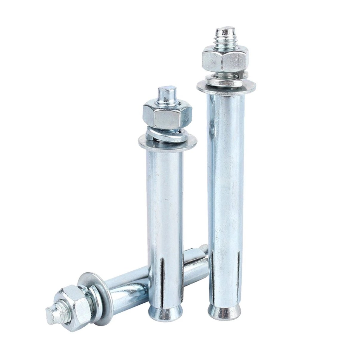 Sleeve Anchor Expansion Bolts for Concrete – Galvanised Carbon Steel M6 to M20 - HomeDIYer