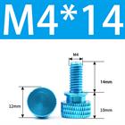 M3 M4 Anodized Aluminum Thumb Screws — Knurled Head Hand Bolts for PC Case, Fishing Rigs & DIY Projects