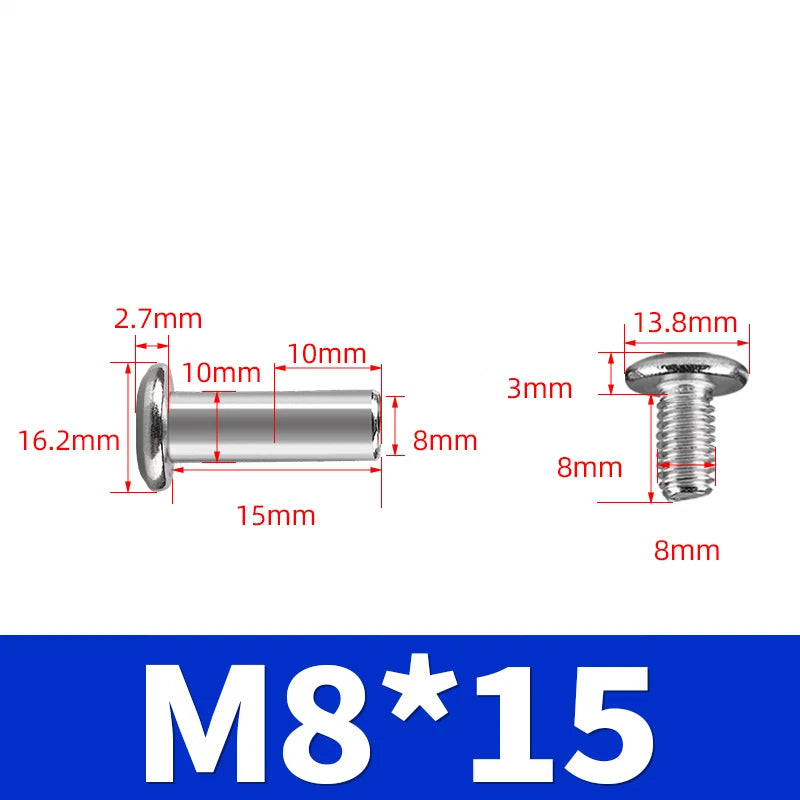 Socket Cap Head Screws 304 Stainless Steel — M2 M3 M4 M5 M6 M8 Hex Allen Bolt