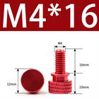 M3 M4 Anodized Aluminum Thumb Screws — Knurled Head Hand Bolts for PC Case, Fishing Rigs & DIY Projects