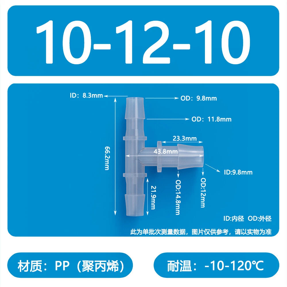 Plastic Pagoda Tubes Reducer Joint 2 3 4Way Hose Connector Tube Splitter Fitting