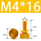 M3 M4 Anodized Aluminum Thumb Screws — Knurled Head Hand Bolts for PC Case, Fishing Rigs & DIY Projects