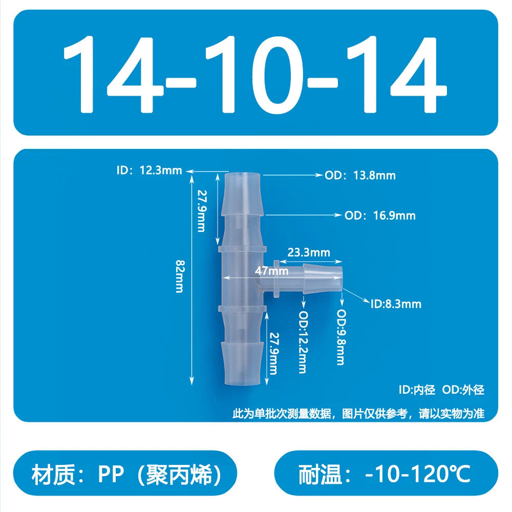 Plastic Pagoda Tubes Reducer Joint 2 3 4Way Hose Connector Tube Splitter Fitting