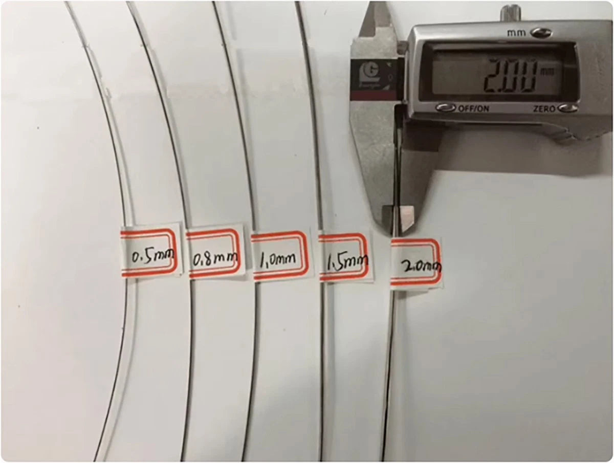 High-Tensile Stainless Steel Spring Wire, 0.4-2mm Diameter Options - Metal Wire
