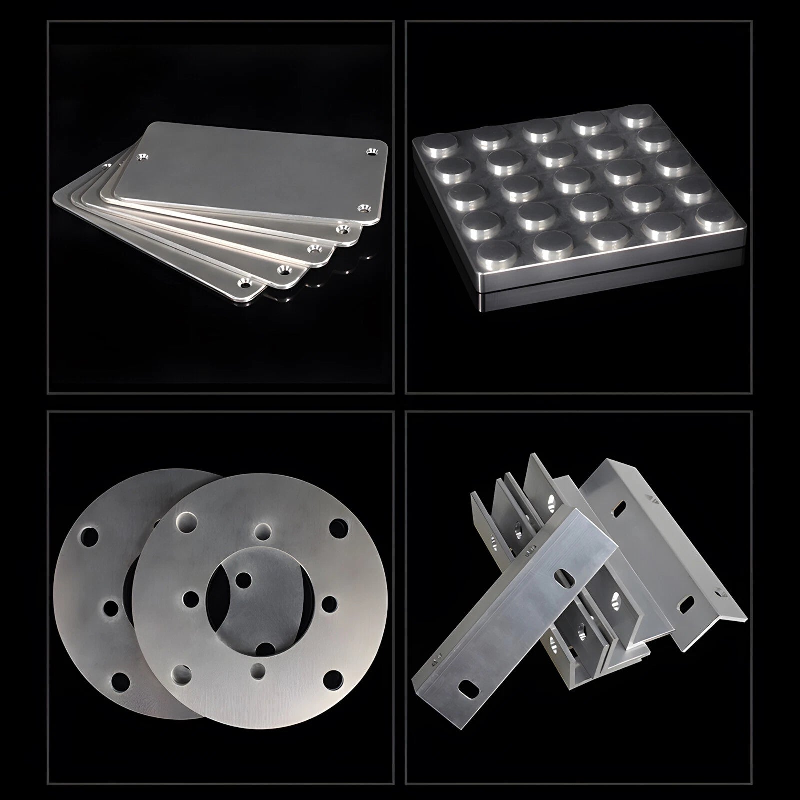 Aluminium Plain Plate Sheet 1mm - 15mm Thick, Various Sizes 1060/6010/5052/7075